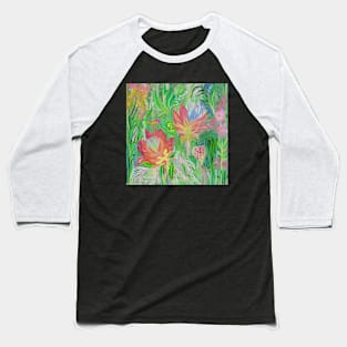 Abstract Protea tropical garden Baseball T-Shirt